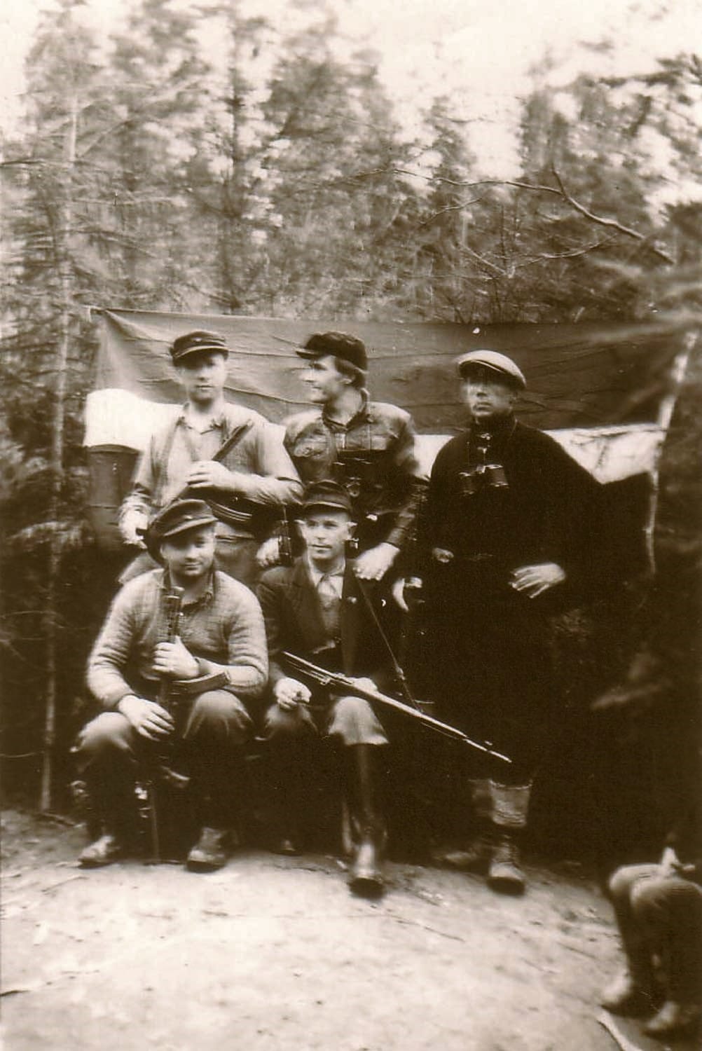 Участники «национального сопротивления», Видземе, (Латвия), весна 1950 года