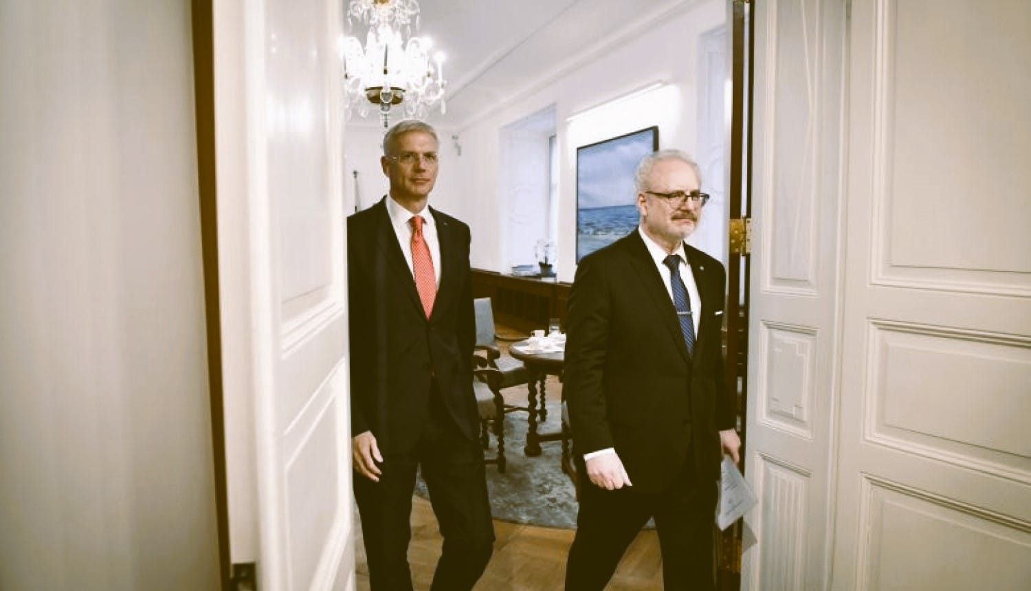 President Egils Levits and Prime Minister Krišjānis Kariņš, 2020