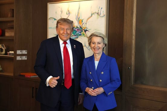 The EU-US trade deal has been signed. In for a dime, in for a dollar